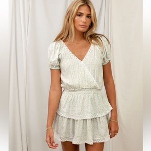 Isabelle's cabinet floral mini dress